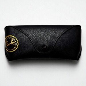 Ray-Ban Leather Case with The Icons Booklet and Cleaning Cloth - No Glasses -